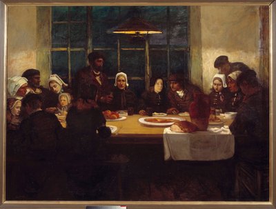 La comida de despedida en la tierra del mar de Charles Cottet