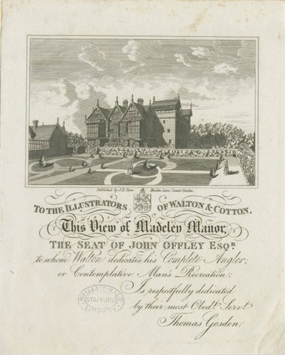 Casa Solariega de Madeley de Charles Cotton