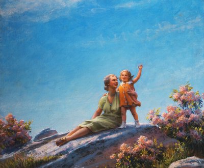 Un Momento Feliz de Charles Courtney Curran