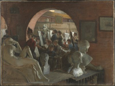 Un rincón en la Liga de Estudiantes de Arte de Charles Courtney Curran