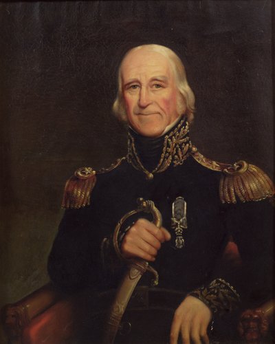Morgan Lewis (1754-1844) después de una pintura de James Herring, 1910 de Charles Courtney Curran