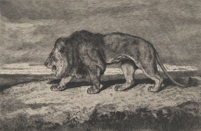 León caminando de Charles Courtry