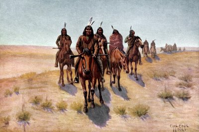 Hombres Apache Nativos Americanos de Charles Craig