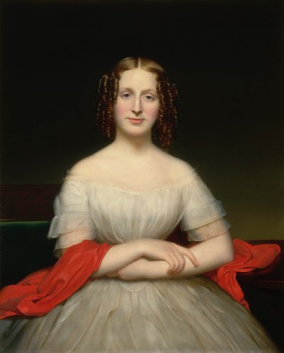 Retrato de Fidelia Marshall, ca. 1840 de Charles Cromwell Ingham