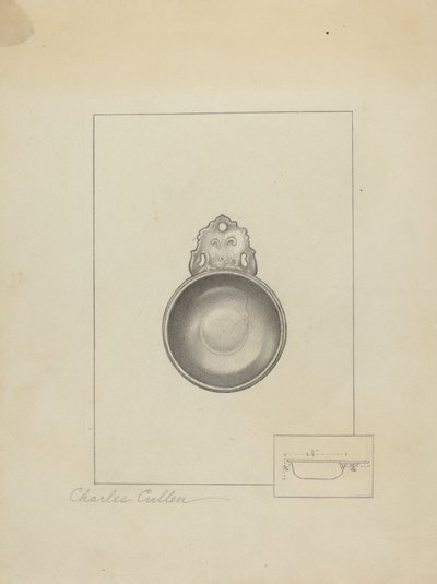Escudilla de peltre de Charles Cullen
