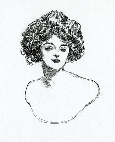 Una chica Gibson, c.1902 de Charles Dana Gibson