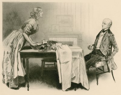 Dick Swiveller y la Marquesa de Charles Dana Gibson