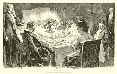 No tengas tu cena demasiado larga de Charles Dana Gibson