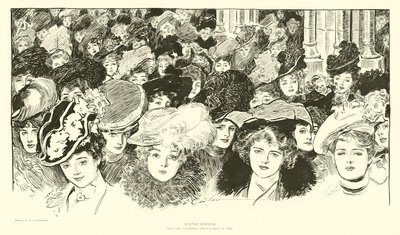 Mañana de Pascua, desde el punto de vista de las personas susceptibles de Charles Dana Gibson