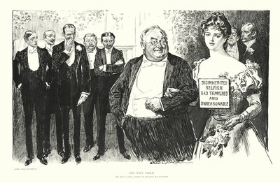 Su hijo único (litografía) de Charles Dana Gibson