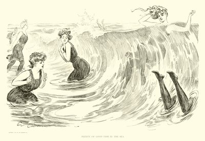 Ilustración para La Escalera Social de Charles Dana Gibson