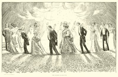 Ilustración para La Escalera Social de Charles Dana Gibson