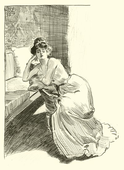 Ilustración para La Escalera Social de Charles Dana Gibson