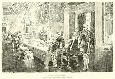 Ilustración para La Escalera Social de Charles Dana Gibson