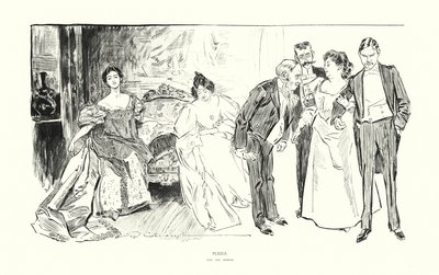 Puzzle (litografía) de Charles Dana Gibson