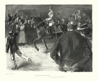 Rudolph Rassendyll (litografía) de Charles Dana Gibson