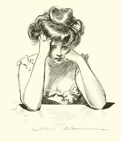 Ella decide morir a pesar del Dr. Bottles de Charles Dana Gibson