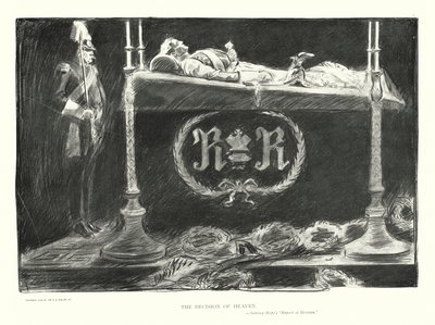 La decisión del cielo (litografía) de Charles Dana Gibson