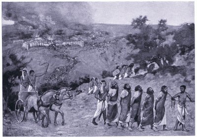 Campamento egipcio en el Monte de los Olivos, c.1920 de Charles Daniel Ward