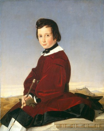 Retrato de una joven amazona de Charles David