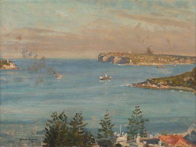 Mirando hacia Sydney Heads desde el norte de la ciudad de Charles David Jones Bryant