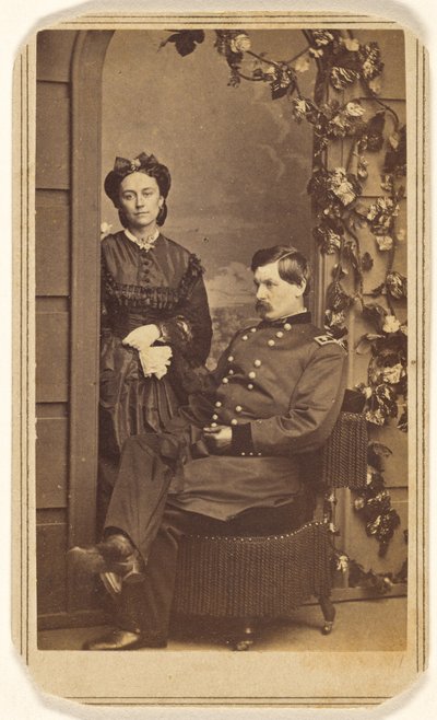 [General George Brinton McClellan y su esposa] de Charles DeForest Fredricks