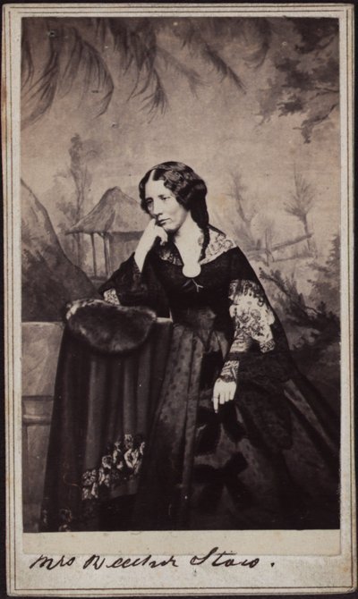 Retrato de Harriet Beecher Stowe 1811-1896, ca. 1860 de Charles DeForest Fredricks