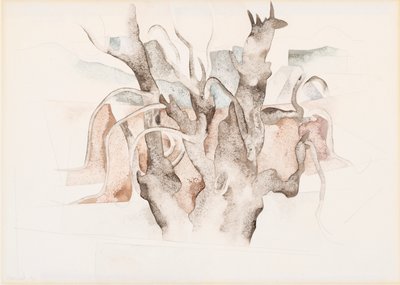 Bermudas - Árboles, 1917 de Charles Demuth