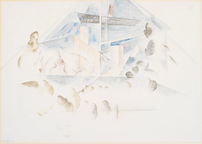 Bermudas, mástiles y follaje de Charles Demuth