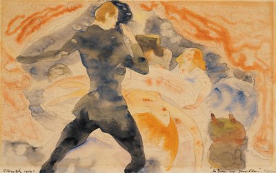 La Chica de los Ojos Dorados de Honoré de Balzac, 1916 de Charles Demuth