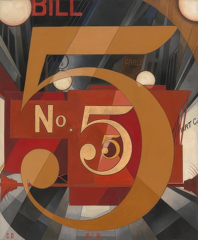 Vi la figura 5 en oro de Charles Demuth