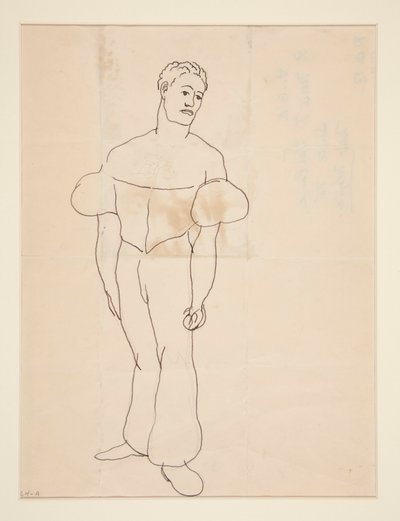 Malabarista o hombre disfrazado de Charles Demuth