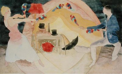 Malabaristas con pesas de Charles Demuth