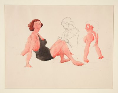 Tres mujeres en la playa, Provincetown de Charles Demuth