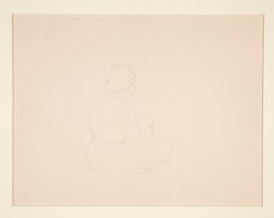 Mujer sentada en la playa, probablemente en Provincetown de Charles Demuth