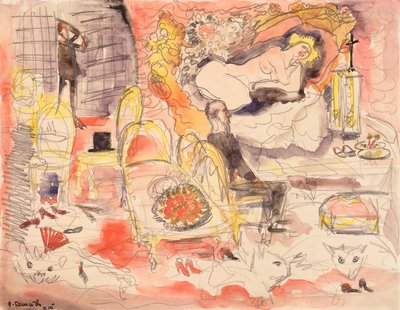 Nana de Zola, 1910 de Charles Demuth