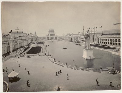 Corte de Honor en la Exposición Mundial Colombina, Chicago, 1893 de Charles Dudley Arnold