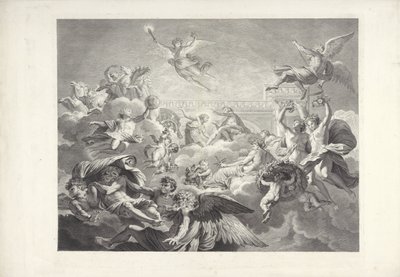 Faetón como Apolo Las pinturas de Charles le Brun y Eustache Le Sueur que se encuentran en (...) la casa del presidente Lambert (título de la serie) de Charles Dupuis