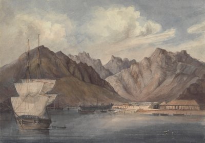 Un puerto mediterráneo (¿o Adén?) de Charles Dyce