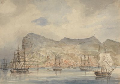 Vista de Gibraltar de Charles Dyce