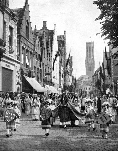 Festival de la Santa Sangre de Cristo, Brujas, Bélgica, 1936 de Charles E. Brown