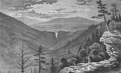 Roca del Atardecer, Montañas Catskill, 1883 de Charles E. H. Bonwill