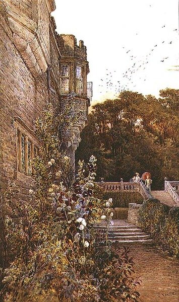 En la terraza, Haddon Hall de Charles Earle