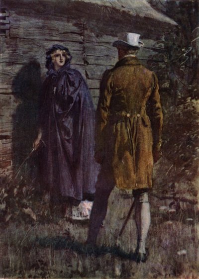 Ilustración para The Amateur Gentleman de Jeffery Farnol (litografia en color) de Charles Edmund (after) Brock