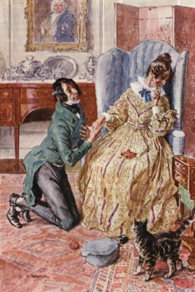 Ilustración para The Pickwick Papers de Charles Dickens (litografía en color) de Charles Edmund (after) Brock