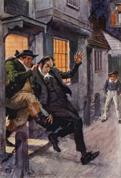 Ilustración para The Pickwick Papers de Charles Dickens (litografía en color) de Charles Edmund (after) Brock
