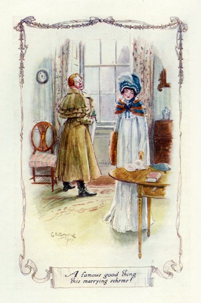 Una cosa famosa este plan de matrimonio, 1907 de Charles Edmund Brock