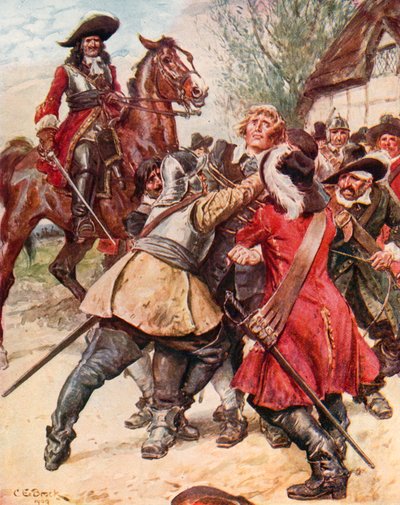 Antes de que pudiera pensar en resistir, me lanzaron cuerdas fuertes de Charles Edmund Brock