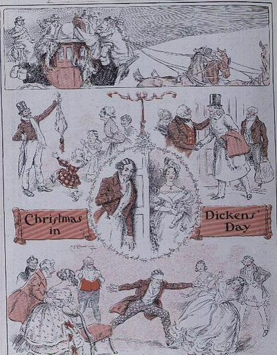 Navidad en la época de Dickens de Charles Edmund Brock