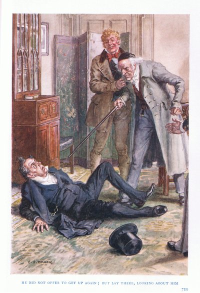 No intentó levantarse de nuevo: pero se quedó allí, mirando a su alrededor de Charles Edmund Brock